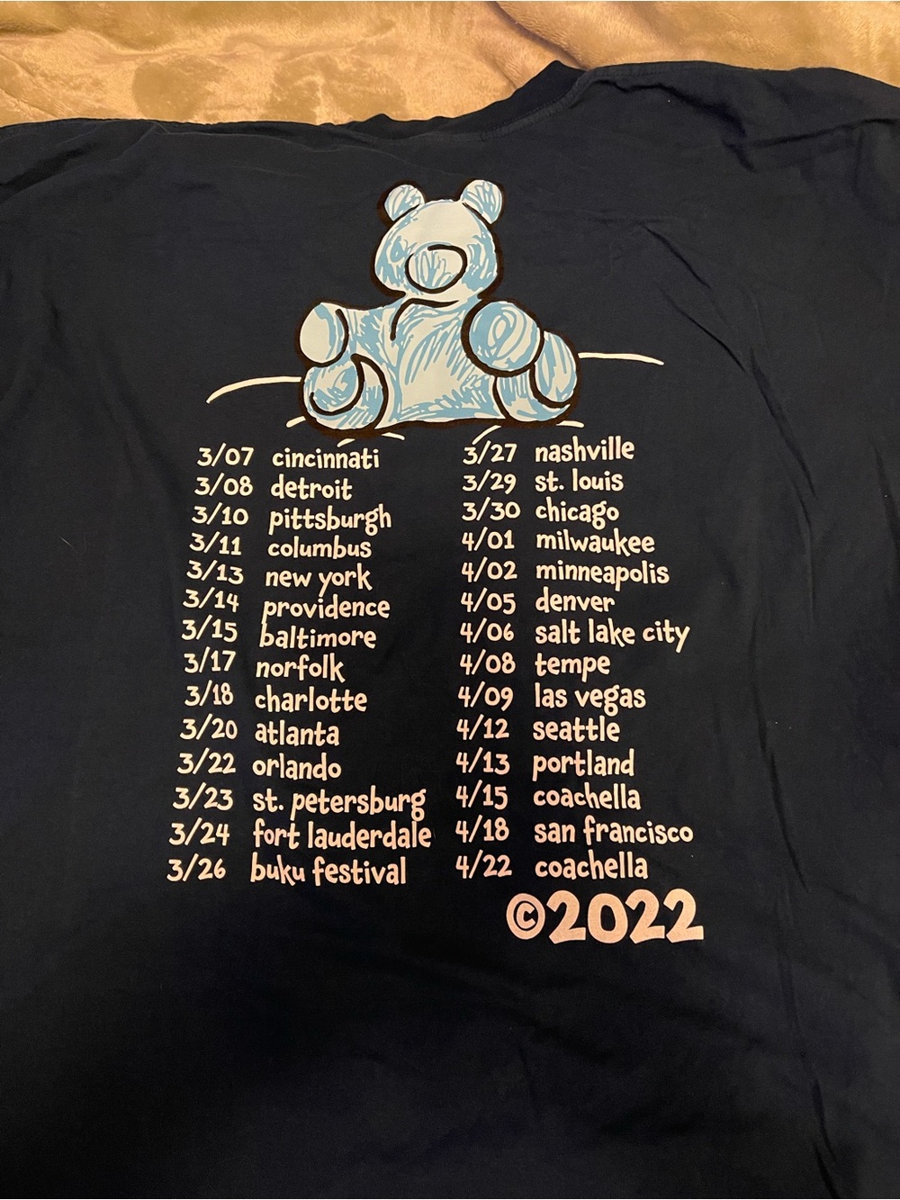 Baby Keem Melodic Blue concert tour shirt